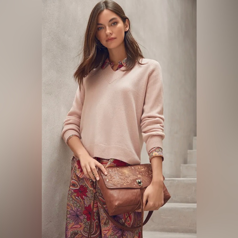 ♥️ NEW! Johnny Was Leather Cloud Purse Bag